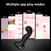 Male Thrusting Prostate Massager Bluetooth APP Vibrator for Men Gay Anal Plug Wireless Remote Butt Plug Sex Toy for Couples