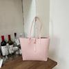 Women's Retro Woven Texture Tote Bag - Stylish Large Capacity Shoulder Handbag for Daily Commute
