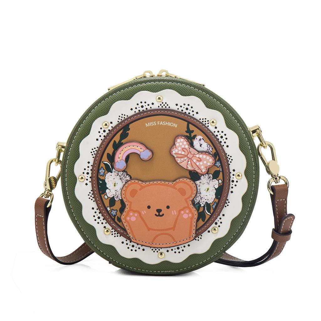 520 Valentine's Day birthday gift high-end girl messenger bag 2025 new exquisite cute small round bag
