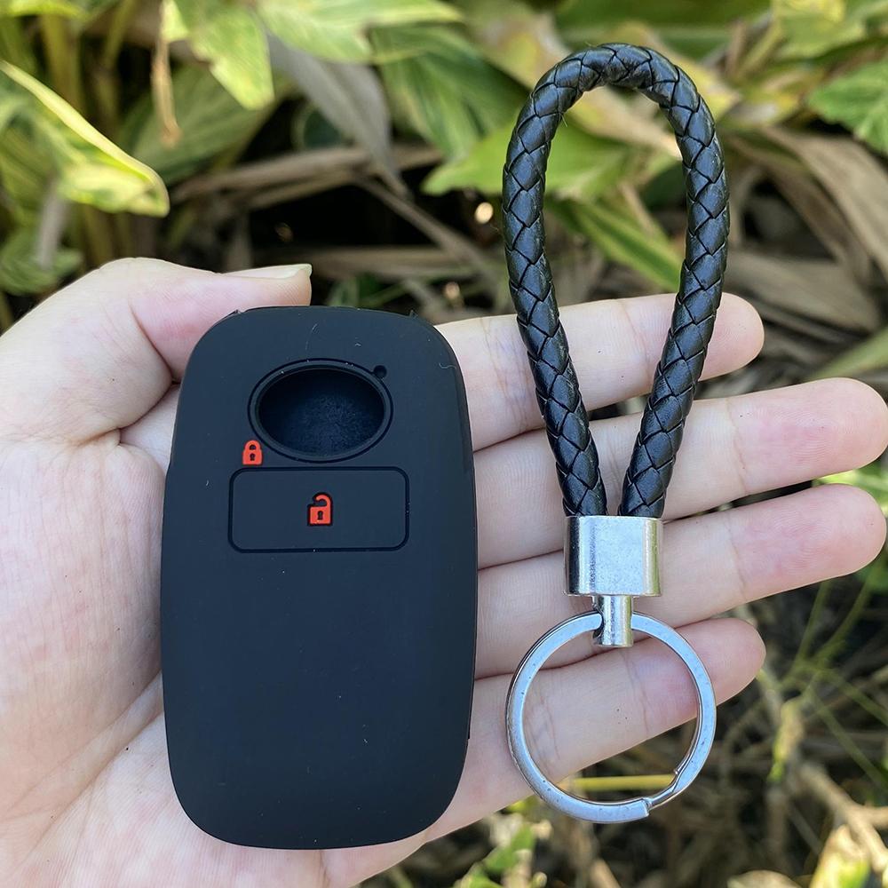 Silicone Car Key Cover Case Shell for Toyota RAIZE for Daihatsu Rocky 2 Buttons Key Cover Case Car Accessories