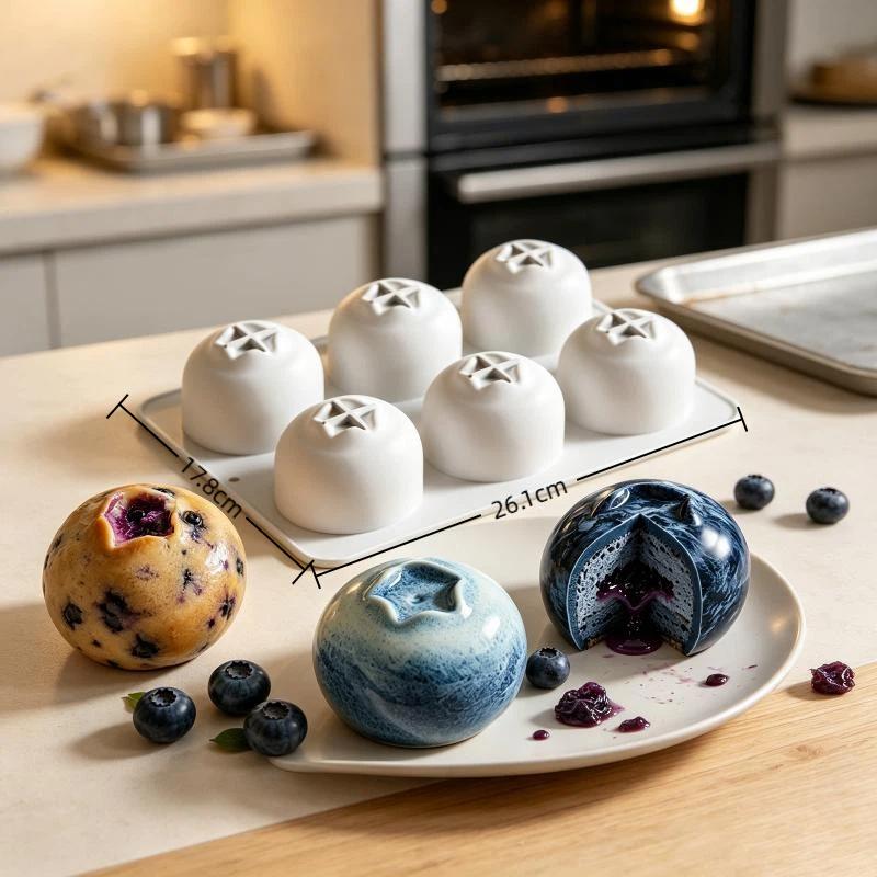 Fruit Shaped Silicone Mold For Mousse Cake Peach Grape Apricot Chocolate Pudding Candy Making Mold Kitchen Baking Tool