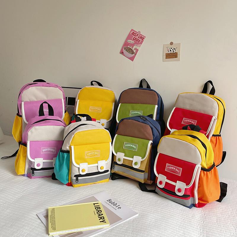 Charming Korean Style Kids Backpack With Fun Color Combinations For Girls And Boys