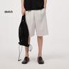 SPEEDO Men's 2024 Summer Pleated Straight-Leg Casual Mid-Length Pants