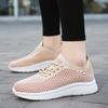 Fashion New Blue Mesh Shoes for Women Breathable Summer Lightweight Hiking Comfortable Casual Shoes Black Slip On Driving Loafers White