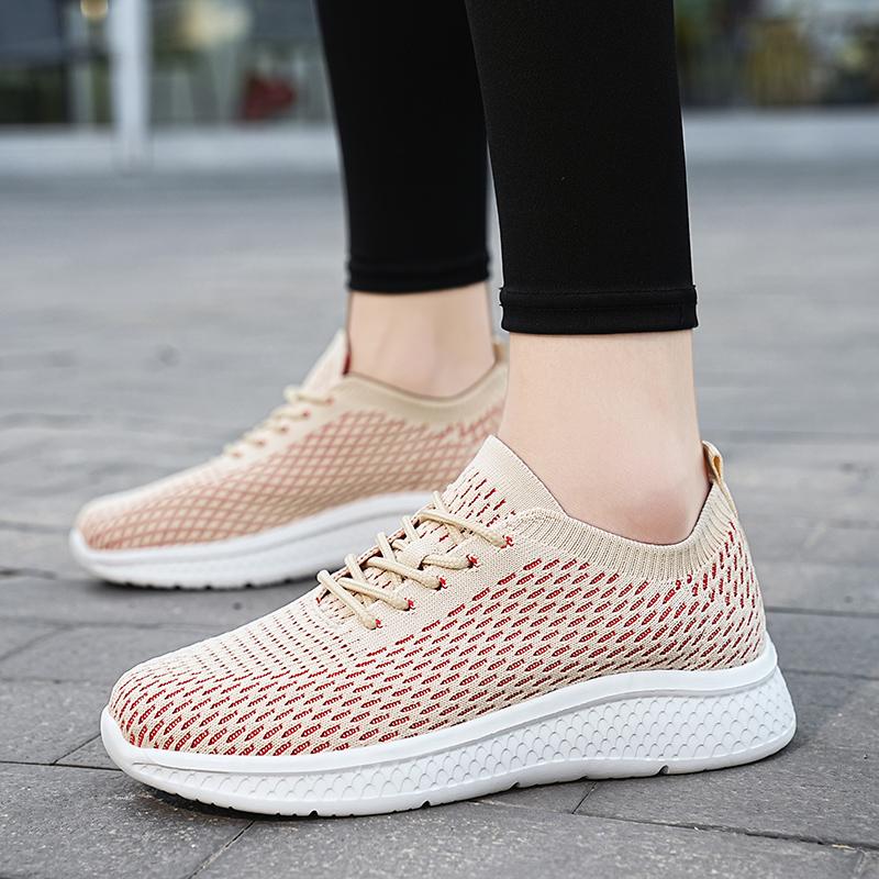 Fashion New Blue Mesh Shoes for Women Breathable Summer Lightweight Hiking Comfortable Casual Shoes Black Slip On Driving Loafers White