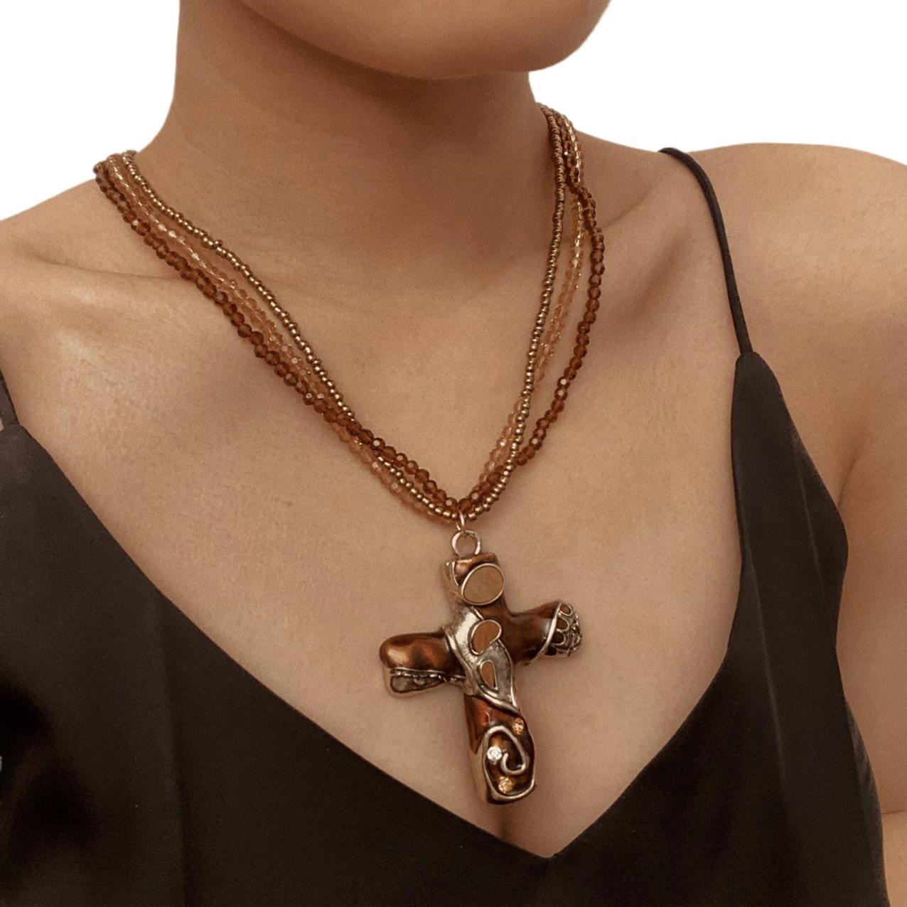 

Fashion Necklace For Women s Jewelry коричневий