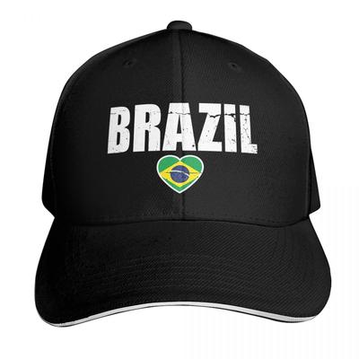 Brazil Soccer Team Football Brazilian Flag Cap Fashion Casual Baseball Caps Adjustable Hat Hip Hop Summer Unisex Baseball Hats
