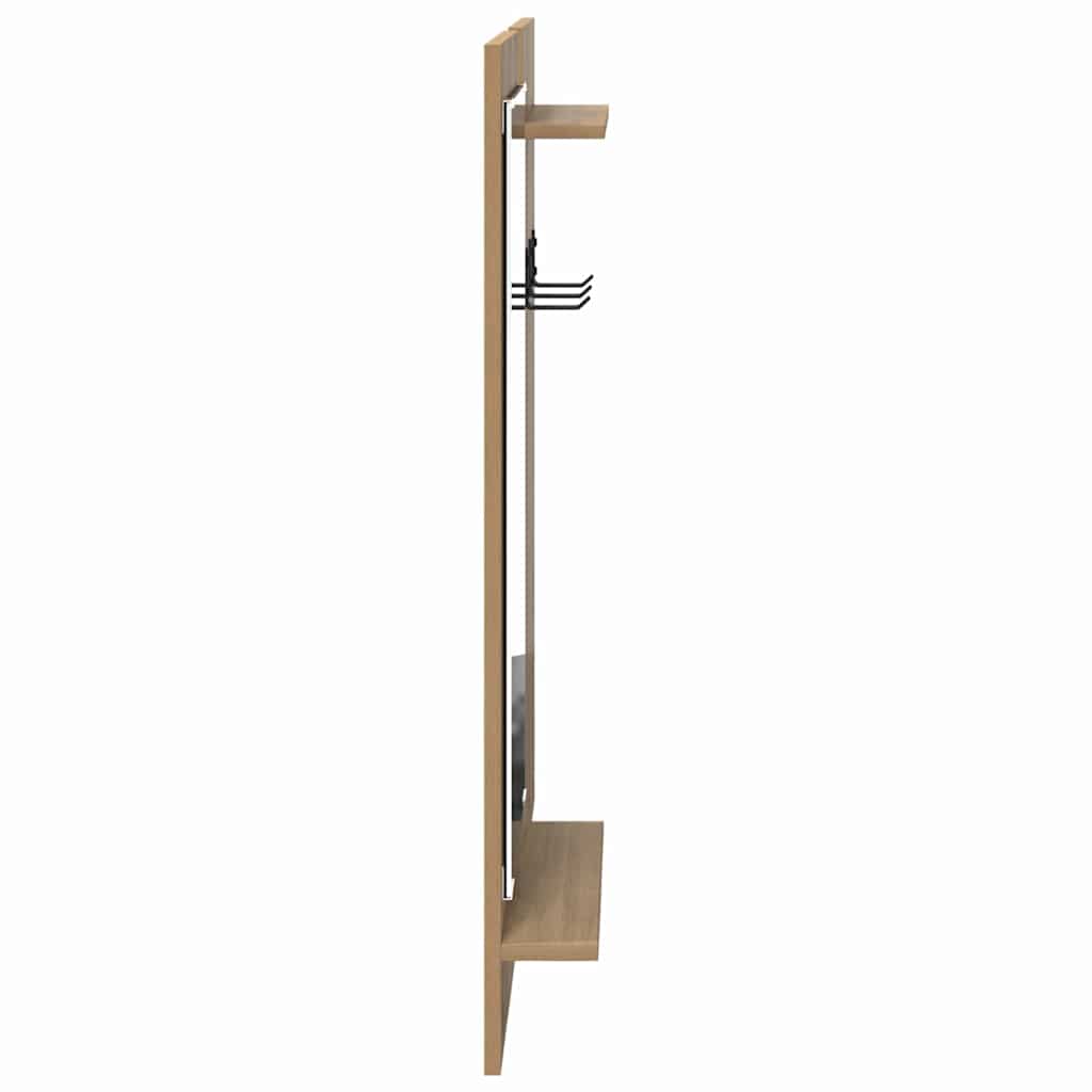 Wall Mounted Nightstand Artisan Oak 70 X 10 X 90 Cm