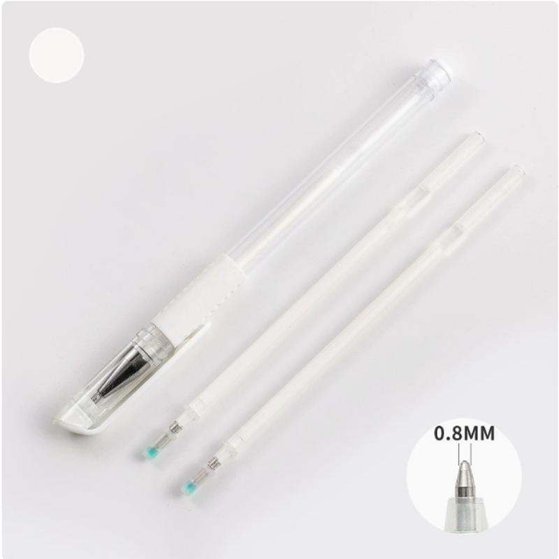 White Eyebrow Marker Pen for PMU Artists – Professional Skin Outlining Tool for Microblading & Permanent Makeup, Single-Use Cosmetic Scribe