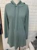 2024 Autumn Bestseller: Women's Solid Color Long Sleeve Hooded Knit Dress