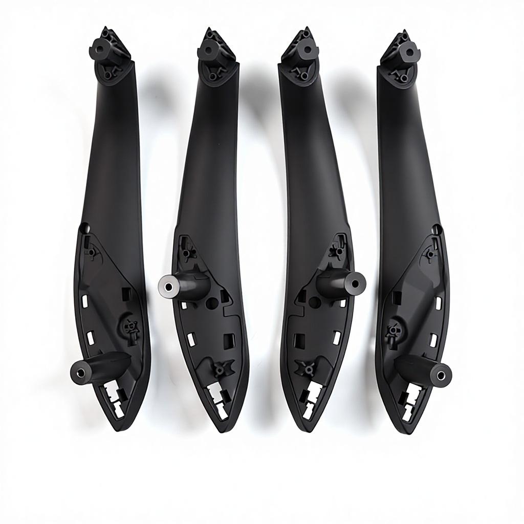 Upgraded ABS Non Sticky Car Inner Handle Black Interior Door Handles Door Panel Pull Trim Cover for BMW F30 F80 F31 F32 F34 F35