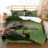 Bedding Alligators Double Bed Duvet Set Bedroom Set Home Textile Bad Cover Set Double Jogo De Cama Duvetcover 2pcs Pillowcase