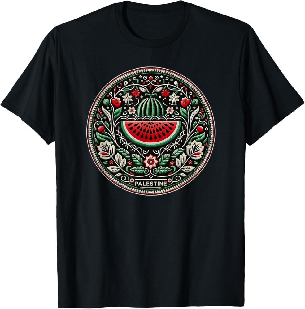 Fruit Watermelon Free Palestine Unisex T-Shirt S