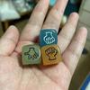 5PCS Finger Guessing Game Dice 20MM Rock Paper Scissors KTV Bar and Family Party Props Adults Kids Novelty Toys Funny Gifts