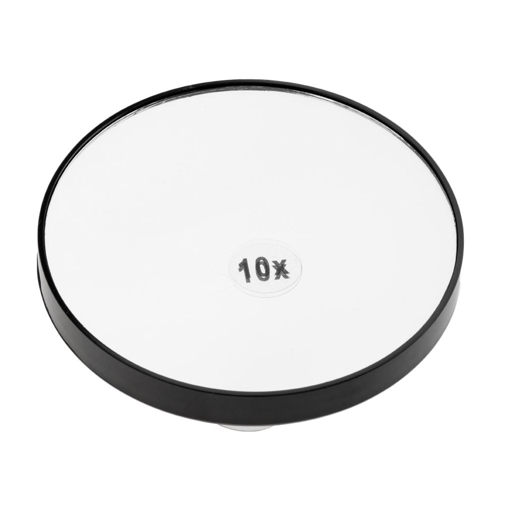 

Suction Cup Mirror Make-up Mirror Make-up Mirror 10x Magnification чёрный