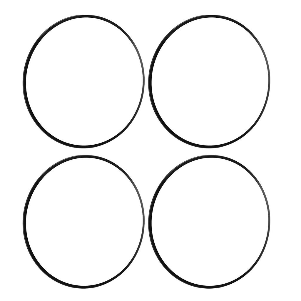 4PCS 16 Inch Wheel Rim Protector Anti Scratch Self Adhesive Aluminum Alloy Metal Wheel Edges Trim Protector Ring