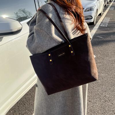 Modische Damen-Einkaufstasche für Pendler, große Kapazität, Handtasche, lässige Umhängetasche