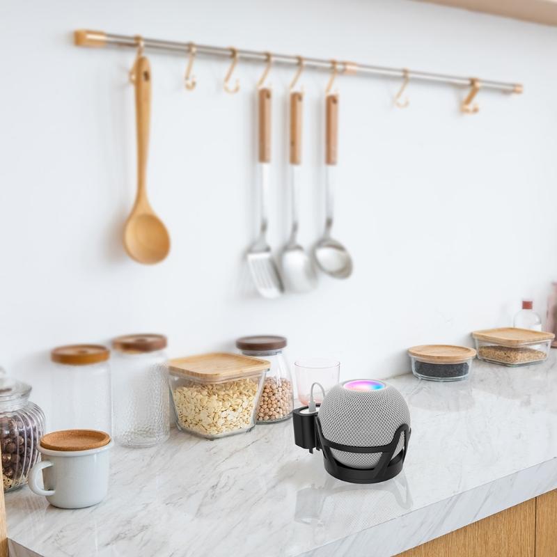 Wall Mount Stand Hanger T Speaker Outlet Holder Space Saving Bracket Cable Hanger Holder For Home   Speaker