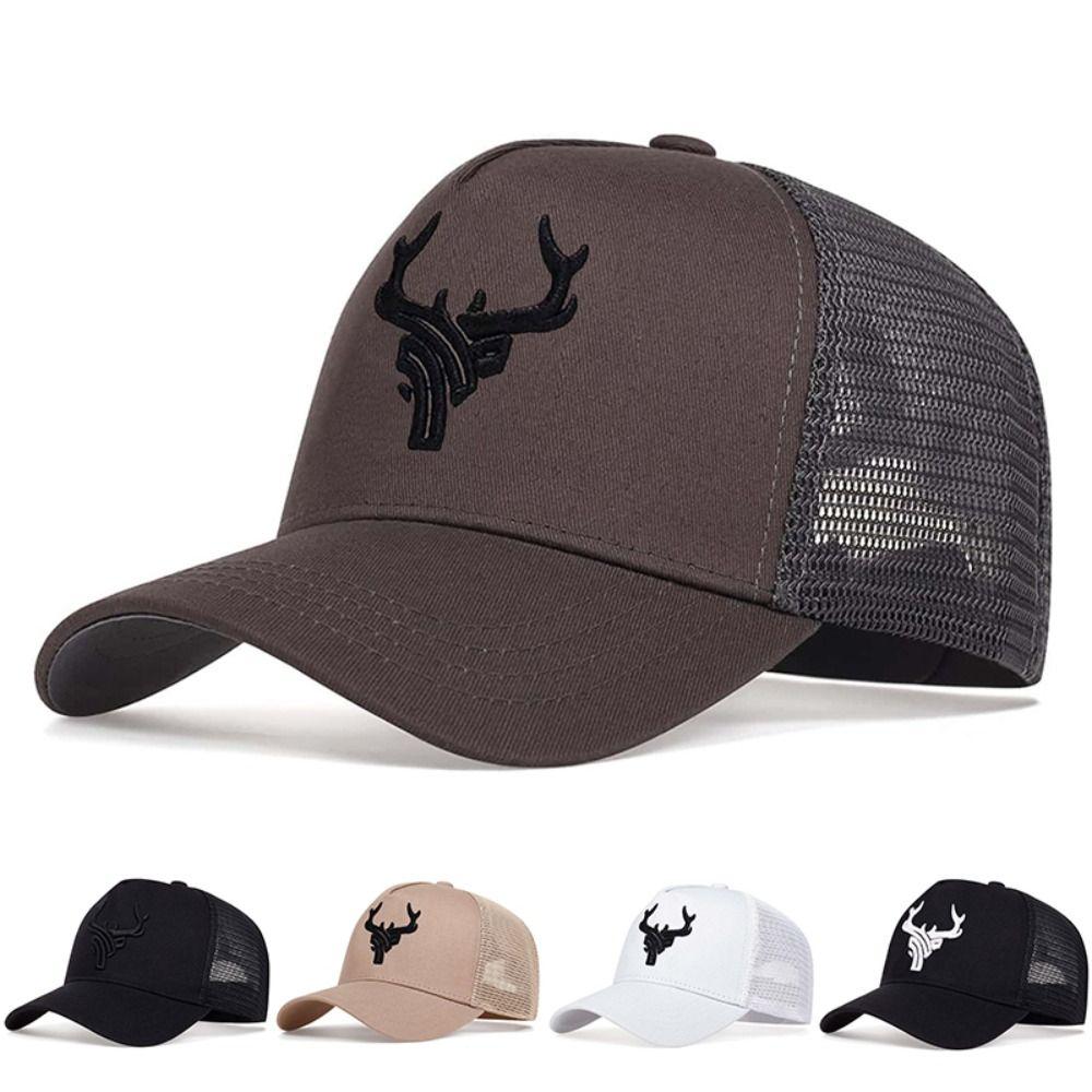 

Breathable Baseball Cap Mesh Yarn Snapback Hat Casual Sun Hat for Men Women