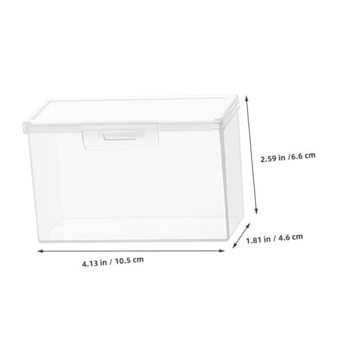 NUOLUX 3-Piece Set of Plastic Storage Boxes, Playing Card Travel Cases, Business Card Holders, Card Storage, Card Storage Cases, Card Storage Boxes, P