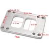 TK-CGQ143H Stainless Steel Turbo Manifold Flange Adapter for T4 Divided Transition To T6 Divided Exhaust