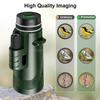 80x100 Telescope Folding Long Distance Mini Powerful Telescope for Hunting Sports Outdoor Camping Travel