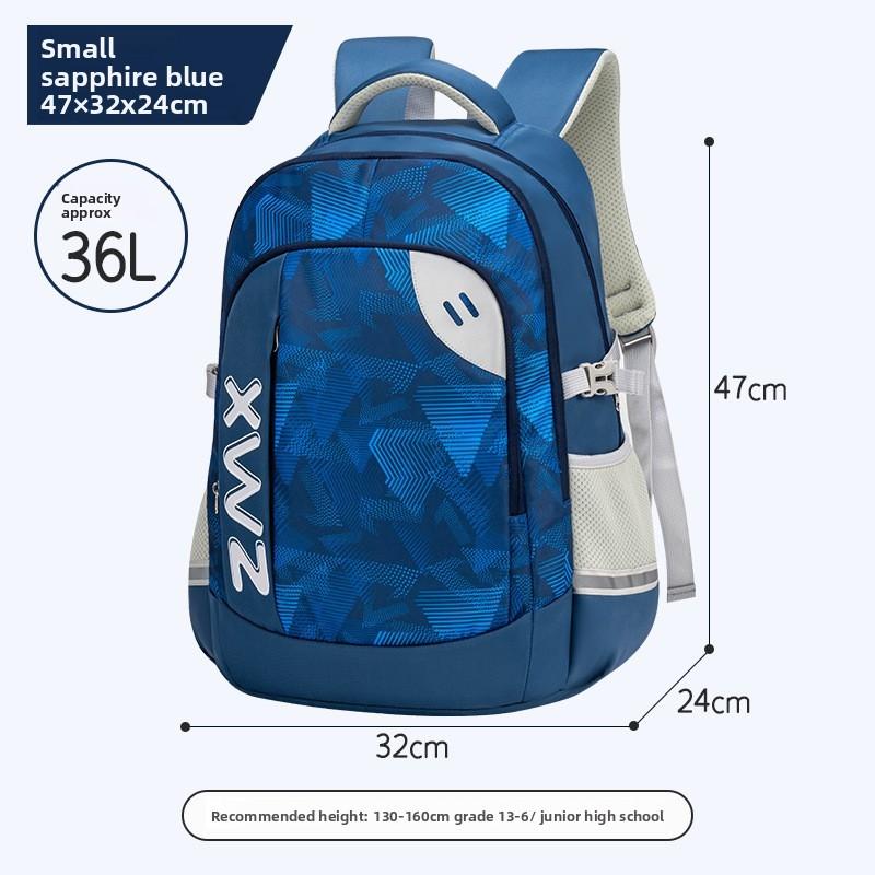 

Sesame Baby School Backpack For Middle School Kids With Lightweight Breathable Nylon For School And Travel Blue Small