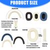 Replacement Silicone Ear Pad Headbands Cover for S3 Headphone Comfortable Earpads Cushions