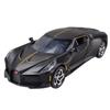 1/24 Bugatti Lavoiturenoire Liga Esportes Carro Modelo Diecast Metal Brinquedo Veículos Modelo de Carro Simulação Som e Luz Crianças Brinquedo Presente