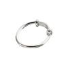 S925 Elegant Adjustable Sterling Silver Ring For Women Featuring Minimalist Geometric Design