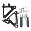 Motorcycle Front Footrests Foot Pegs Footpeg Set For Honda CBR400 NC23 1988-1989