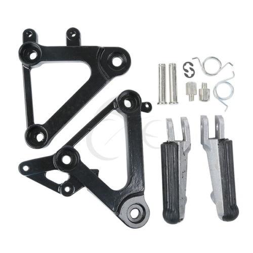 Motorcycle Front Footrests Foot Pegs Footpeg Set For Honda CBR400 NC23 1988-1989
