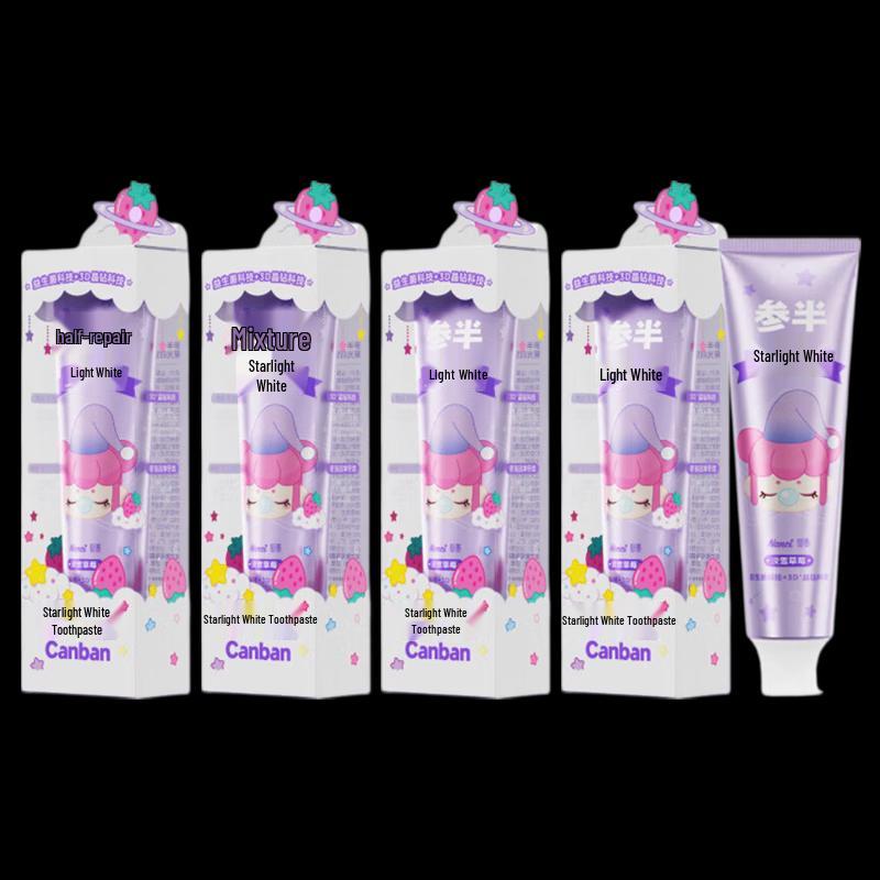 Sanban x Rolife Starlight White Strawberry Toothpaste (4-Pack)