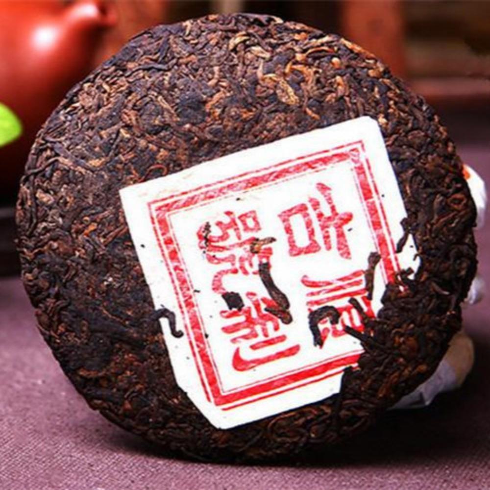 100g High Quality Ripe Pu Erh Meng Hai Old Tree Gu Shu Material Puer Tea 1Pc