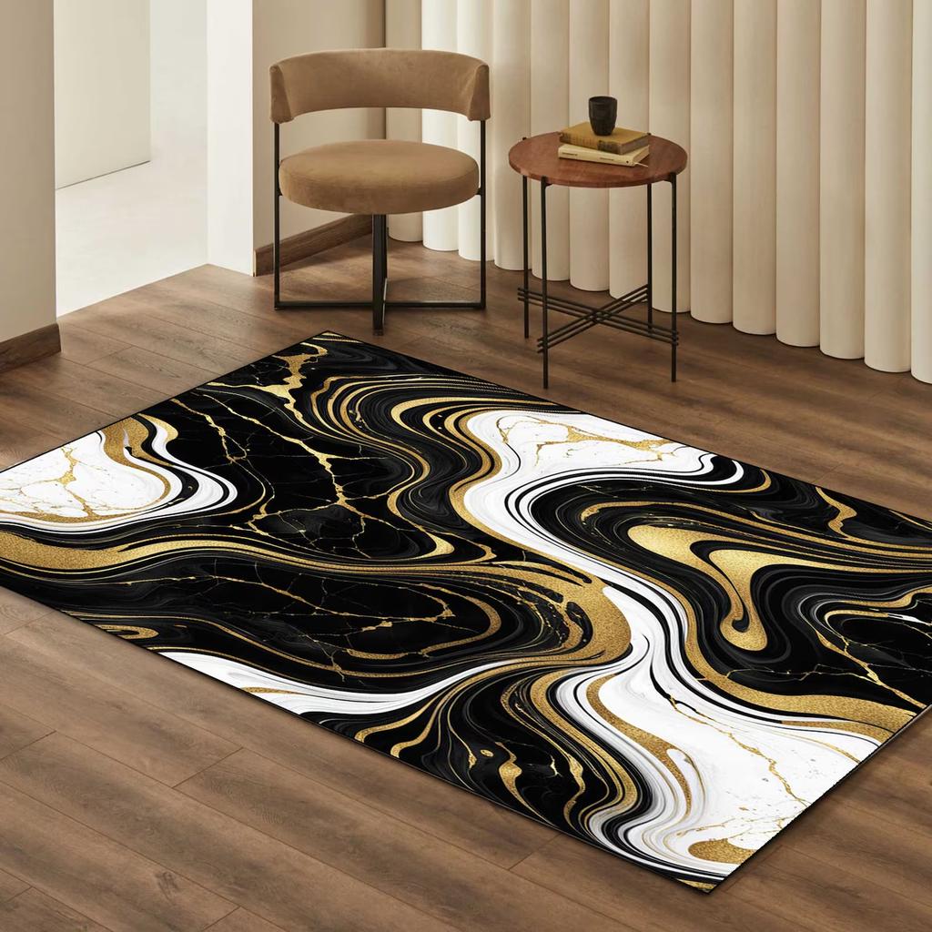 3D-Loch-Fußmatte mit optischer Illusion – Geometrischer Eingangsbereich-Teppich