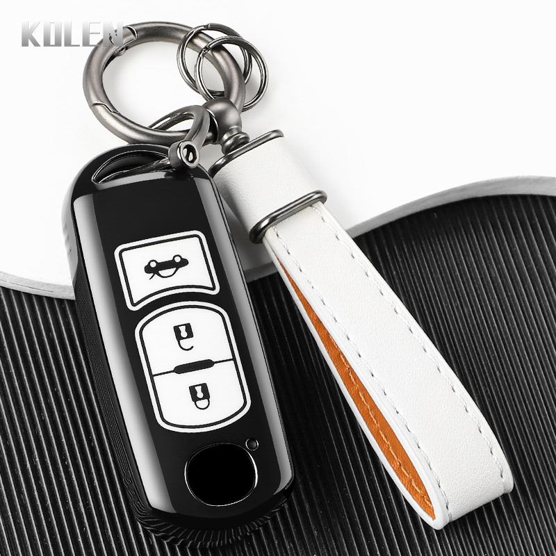 New Tpu Car Key Case Cover Fob For Mazda 2 3 5 6 Bl Bm Gj Atenza Axela Demio Cx-3 Cx3 Cx-5 Cx5 Cx7 Cx-9 Cx8 Protected Shell Bag