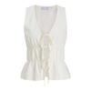 JJXX Womens/Ladies Linen Front Tie Sleeveless Top