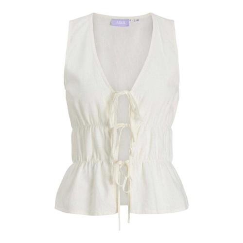 JJXX Womens/Ladies Linen Front Tie Sleeveless Top