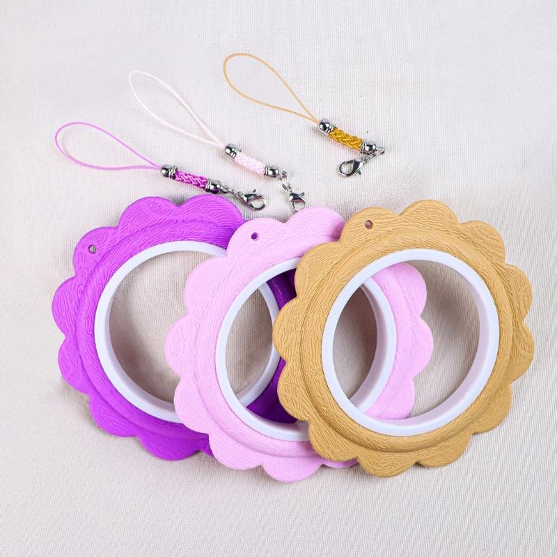 3 Pcs Embroidery Hoop Crosses Stitching Hoop Embroidery Circle Rings Round Wreath Embroidery Frame for Sewing Needlework