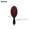 Rose Gold and Silver Metallic Finish Custom Logo ABS Nylon Teeth Boar Bristle Air Cushion Durable Extension Hair Brush