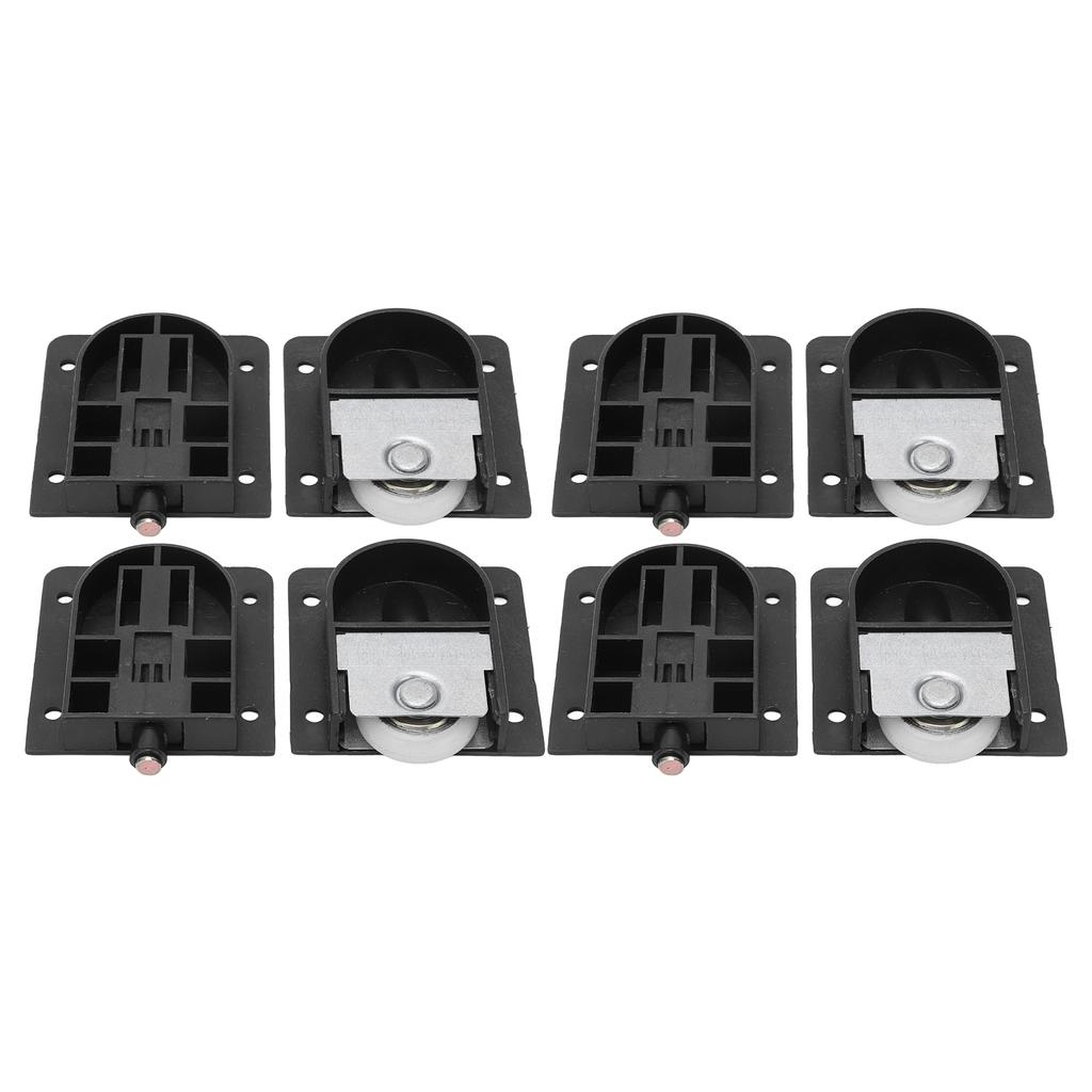 4 Sets Sliding Door Roller 25mm Wardrobe Pulley Wheel Accessory for Cabinet Furniture
