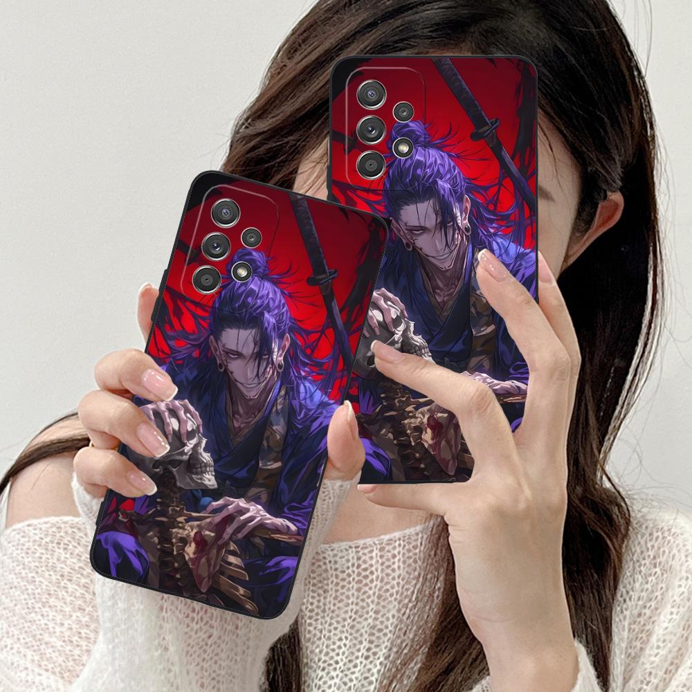 Jujutsu Kaisen Geto Suguru Phone Case for Samsung Galaxy A56 55 54 53 52 51 36 35 34 23 16 15 5G Colorful Cover Pretty Cover