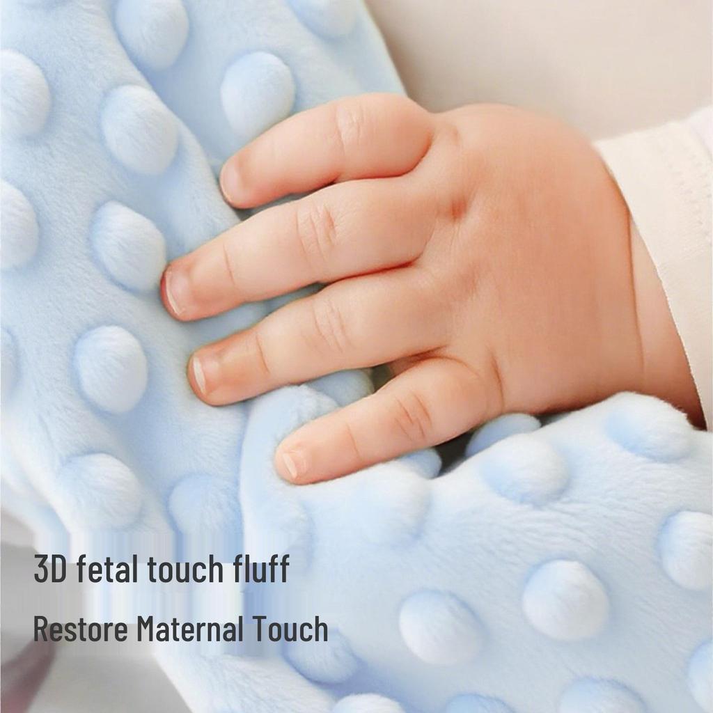 Dicke waschbare Samt-Babydecke für Herbst und Winter, herausnehmbarer Kern, ideal für den Kindergarten