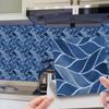 30 Stück Marmormosaik-Fliesen Wandaufkleber-Transfers Flache 2D-bedruckte Abdeckungen für Küche Badezimmer Abziehen & Aufkleben Wasserdichte Kunst-Wandmalerei