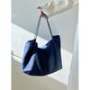 IELGY Female Bag Korean Style Large-Capacity Denim Chain Shoulder Tote Bag