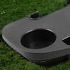 Chair Side Cup Holder Tray 4 Slots Heavy Duty Outdoor Camping Fishing Deck Chair Armrest Mount Cell Phone Cup Storage Tray Side Table