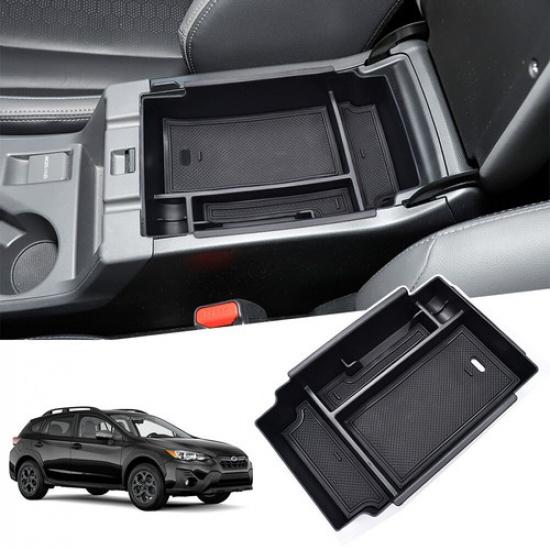 Fit 2024 Subaru Impreza Crosstrek Center Console Armrest Storage Box Organizer