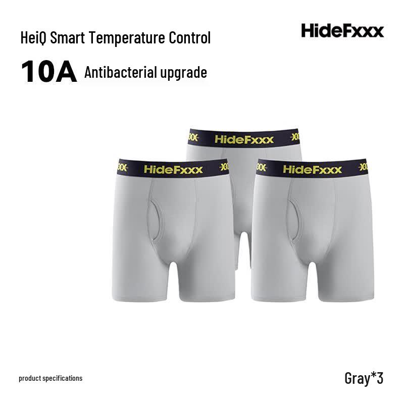 HIDEFXXX Men's Quick-Dry Anti-Chafe Boxer Briefs
