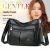 Women's 2025 Versatile PU Crossbody Bag: Fashionable, Multi-Pocket Shoulder Bag for Middle-Aged & Elderly Ladies