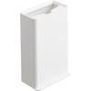 Toilet Wiper Stand White, Approx. W11 X D7 X H17.5cm, Tower 3996